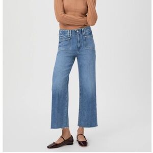 PAIGE Anessa High Rise Wide Leg Jeans – Size 27